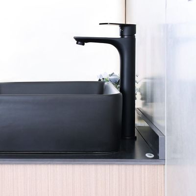 Milano Lemo Art Basin Mixer Matt Black