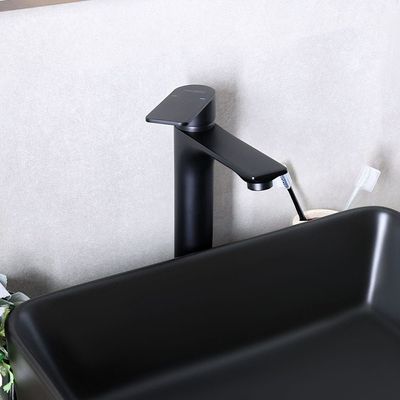 Milano Lemo Art Basin Mixer Matt Black