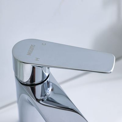 Milano Calli Basin Mixer Chrome With Pop Up Waste