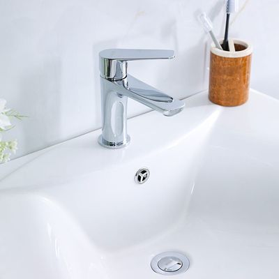 Milano Calli Basin Mixer Chrome With Pop Up Waste