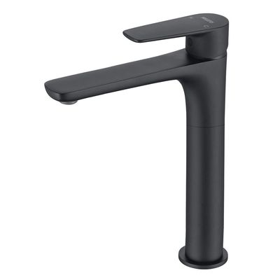 Milano Calli Art Basin Mixer With Pop Up Waste Matt Blk-Made In China