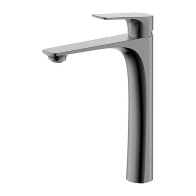 Milano Plus Brown Art Basin Mixer Brushed Nickel