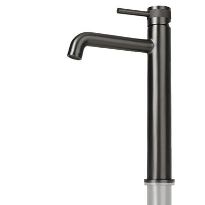 CM Spain Tall Basin Mixer With Pop Up Waste Matte Gray