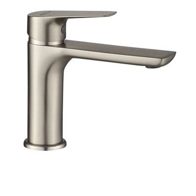 Milano Plus Bayz Plus Basin Mixer Brush Nickel