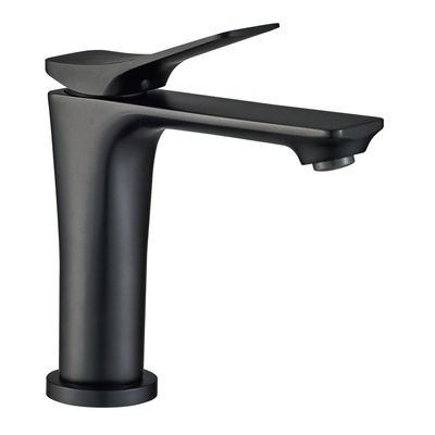 Milano Luxe Arc Basin Mixer Matt Black 