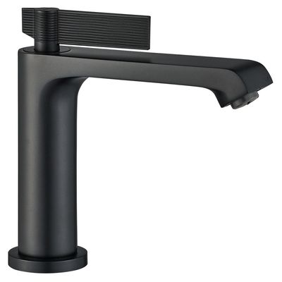 Milano Luxe Drift Basin Mixer Matt Black  W/Pop Up Waste (Ck-25H1Mb) 