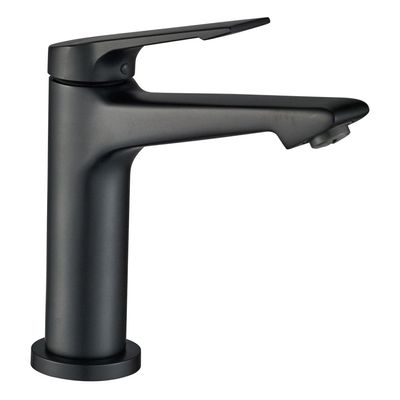 Milano Luxe Glow Basin Mixer Matt Black  W/Pop Up Waste (Ck-25G1Gg) 