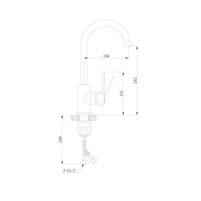 Milano Eco Vita Sink Mixer