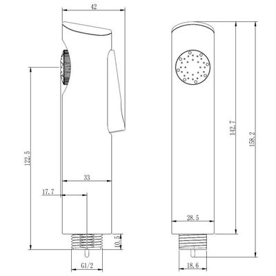 Milano Phantom Shattaf Set White