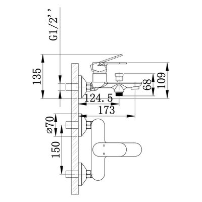 Milano Manila 3-in-1 Faucet Collection (Basin + Bath+ Shower Column)