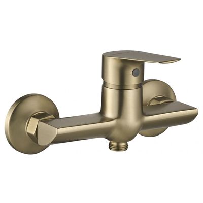 Milano Plus Bayz Plus Wall Shower Mixer Matt Gold