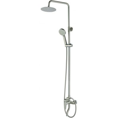 Milano Plus Bayz Plus Bath Shower Mixer Complete Set Brush Nickel