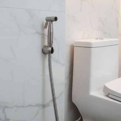 Milano Azzy Shattaf Set | Modern Handheld Bidet Spray, Durable Build, Comfortable Grip, Essential Bathroom Hygiene Accessory | 3-Year Warranty
