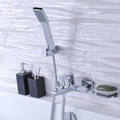 Milano Mac Bath Shower Mixer Tap with Hand Shower