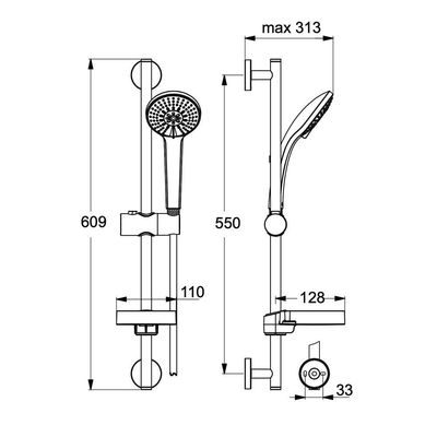 Ideal Standard - Idealdrain Shower Kit B9415Aa