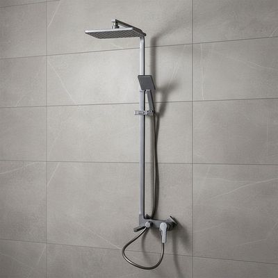 Milano Hope Rain Shower Column - Complete Gun Metal