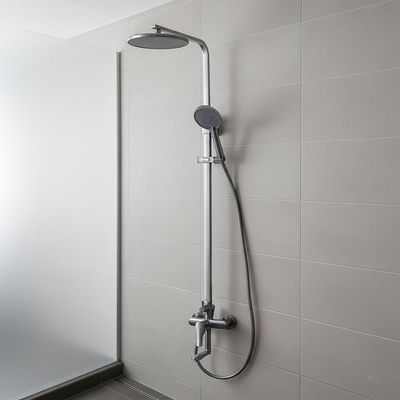 Milano Charming Rain Shower 3 Function Sq. Column - Complete Set Matt Black