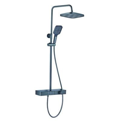 Milano Piano Plus Square Rain Shower Matt Grey