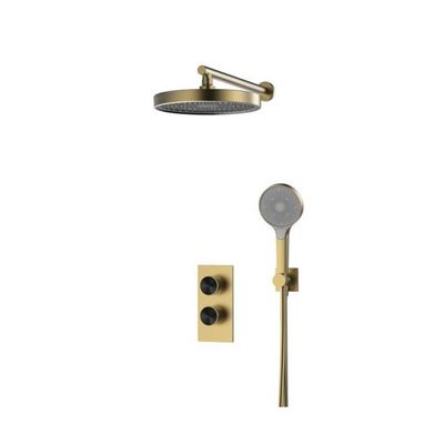 CM Euphoria Two Way Concealed Shower Set Matt Gold