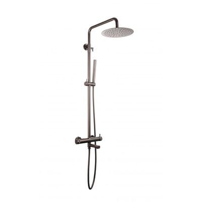 CM Spain Rain Shower Column Mixer Set Shower Mixer Rust Copper