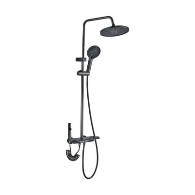 Milano Plus Piano Rain Shower Round Gun Grey - Made In China