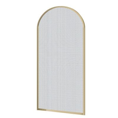 Milano Shower Partition (Wh-1A) 900*2000 - Brushed Gold - Made In China