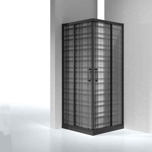Milano Shower Cubicle - 900*900*1950 cm - Matt Black