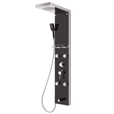 Milano Chery Shower Panel Glass +Ss 304 Sl3101B-1-S