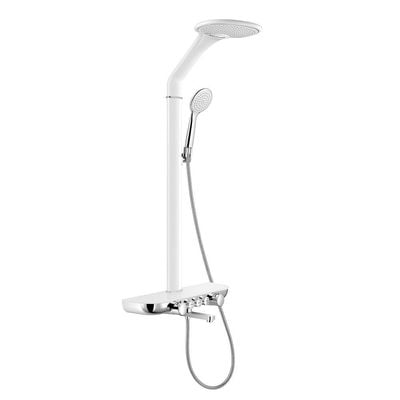 Milano Mars Shower Panel Alum Sf-1003W -Wht