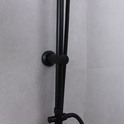 Milano Lucy Shower Column Matt Black