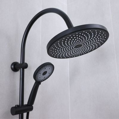 Milano Lucy Shower Column Matt Black