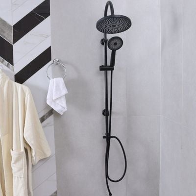 Milano Lucy Shower Column Matt Black