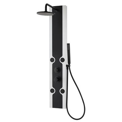	Milano Luxe Cloud Shower Panel 1400X200MM Black+White - Made in China
