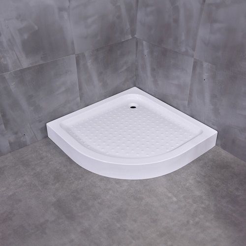 Milano Abs Layon Shower Tray Round Wa6005 800X800Mm White Made In China