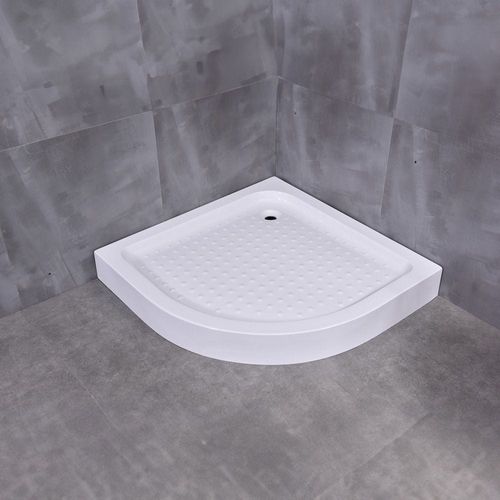 Milano Abs Layon Shower Tray Round Wa6005 900X900Mm White - Made In China