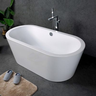 Milano Spree Acrylic Freestanding Bathtub with Pop Up waste - 180x80x60 cm