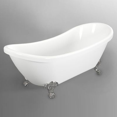 Milano Eva Acrylic Freestanding Bathtub with Pop Up waste - 170x71x77 cm