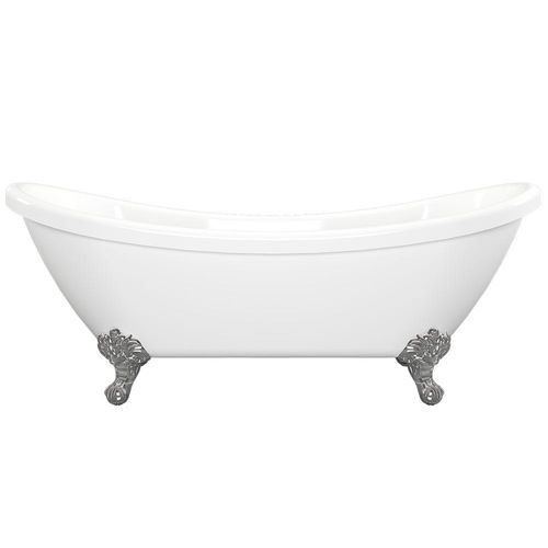 Milano Eva Acrylic Freestanding Bathtub with Pop Up waste - 170x71x77 cm