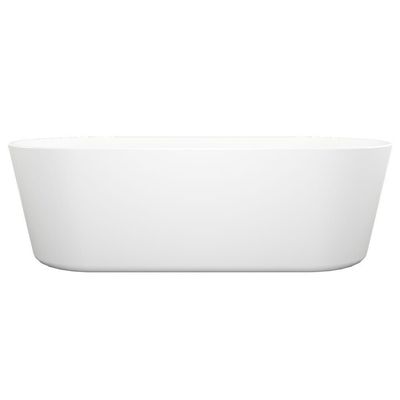 Milano Oise Acrylic Freestanding Bathtub with Pop Up waste - 160x70x58 cm