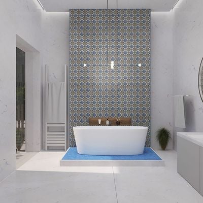Milano Oise Acrylic Freestanding Bathtub with Pop Up waste - 160x70x58 cm