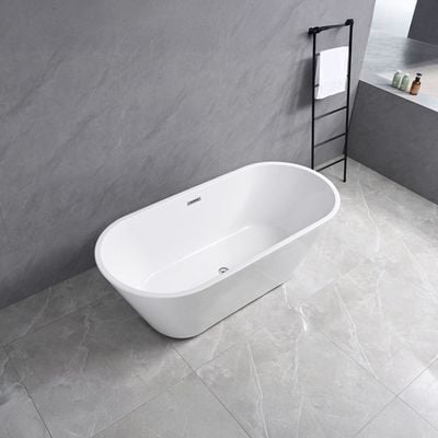 Milano Free Standing Bathtub Oval Wa5012-1  170X75Cm White