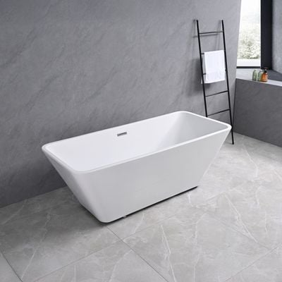 Milano Free Standing Bathtub Rectangular  Wa5035  170X75Cm White