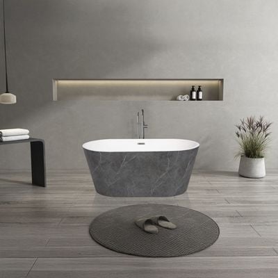 Milano Flora-C Freestanding Bathtub 1700X730X580 (1 Pcs/Set)