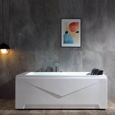 Milano Turbo Massage Bathtub 1800*1200*670 W/ Matt Grey Mixer - Made In China