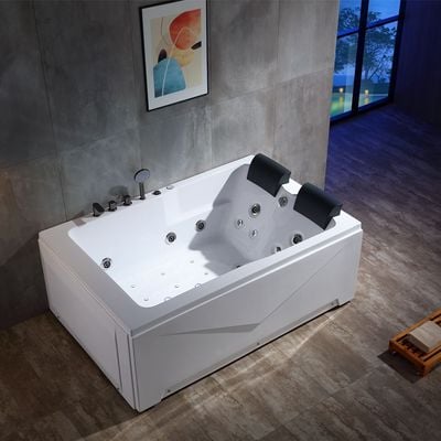 Milano Turbo Massage Bathtub 1800*1200*670 W/ Matt Grey Mixer - Made In China