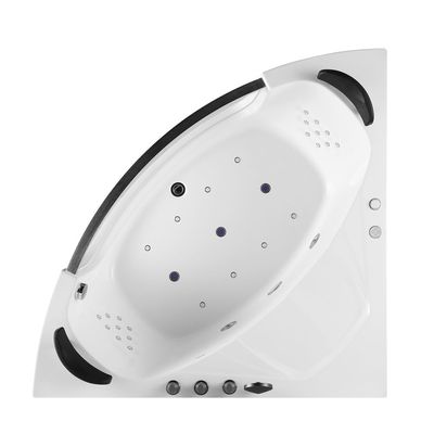 Milano Hana Massage Bathtub 1500*1500*650 W/ Matt Grey Mixer - Made In China