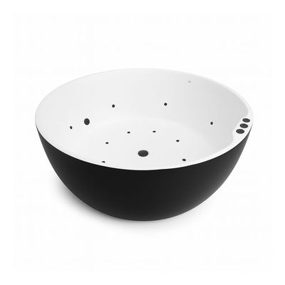 Milano Laura Round Freestanding With Air Bubble Massage Bath Tub 1500X15Wx600