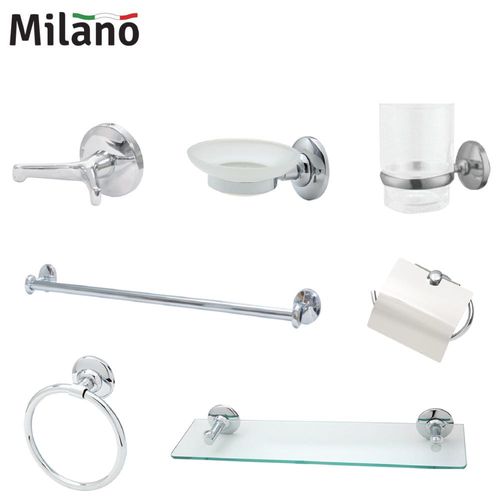 Milano Lilda Bathroom Accs 7 Pcs Set 3700 Cp- Gift Set- (Full Family)