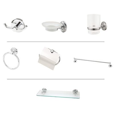 Milano Classic Bathroom Accs 1600 - 7 Pc Gift Set-(Full Family)