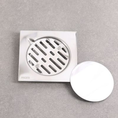 Milano Floor Drain SS-304 3-Pcs 15X15Cm Hc-0010 (6'X6')